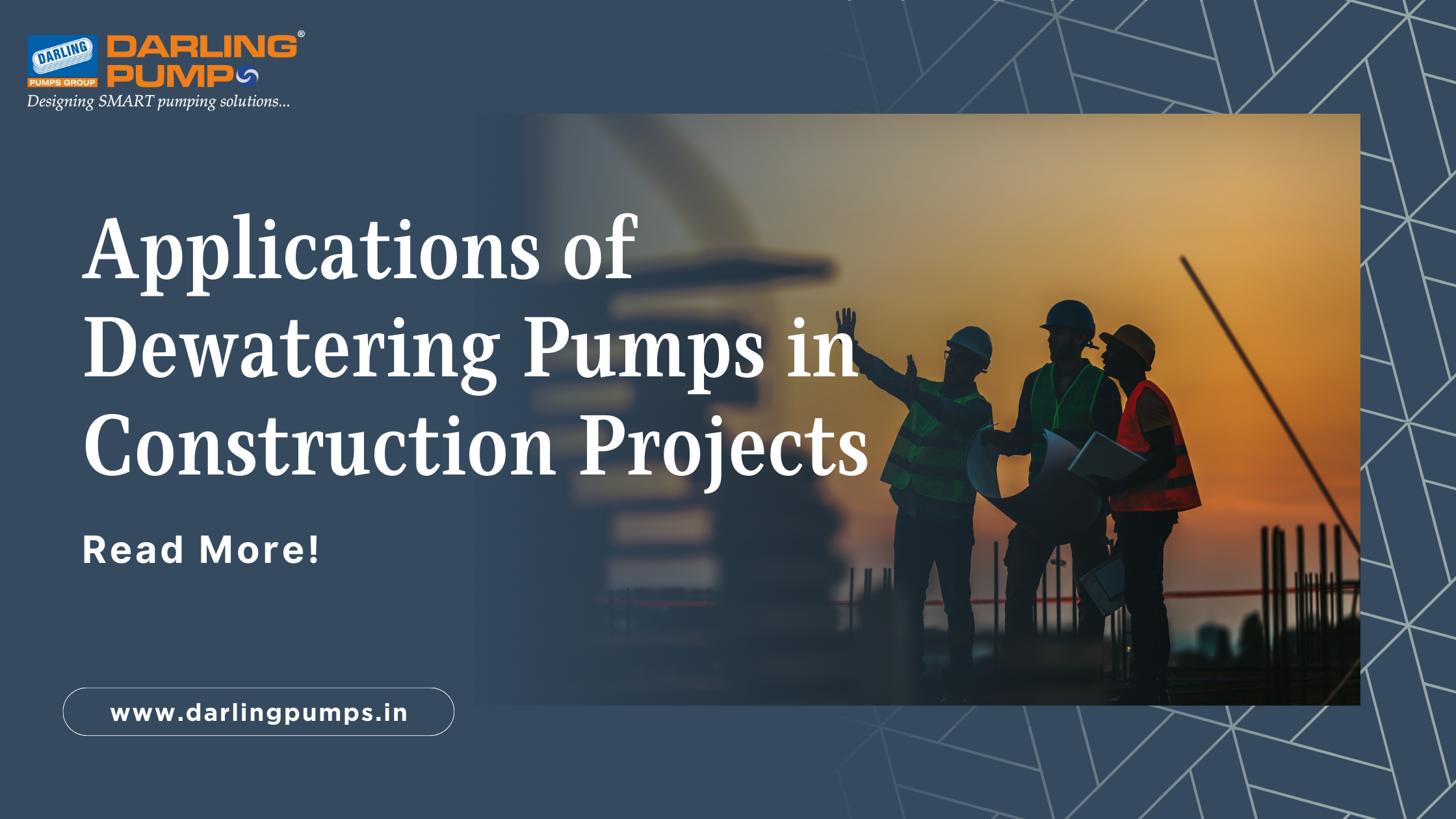 Applications of Dewatering Pumps in Construction Projects